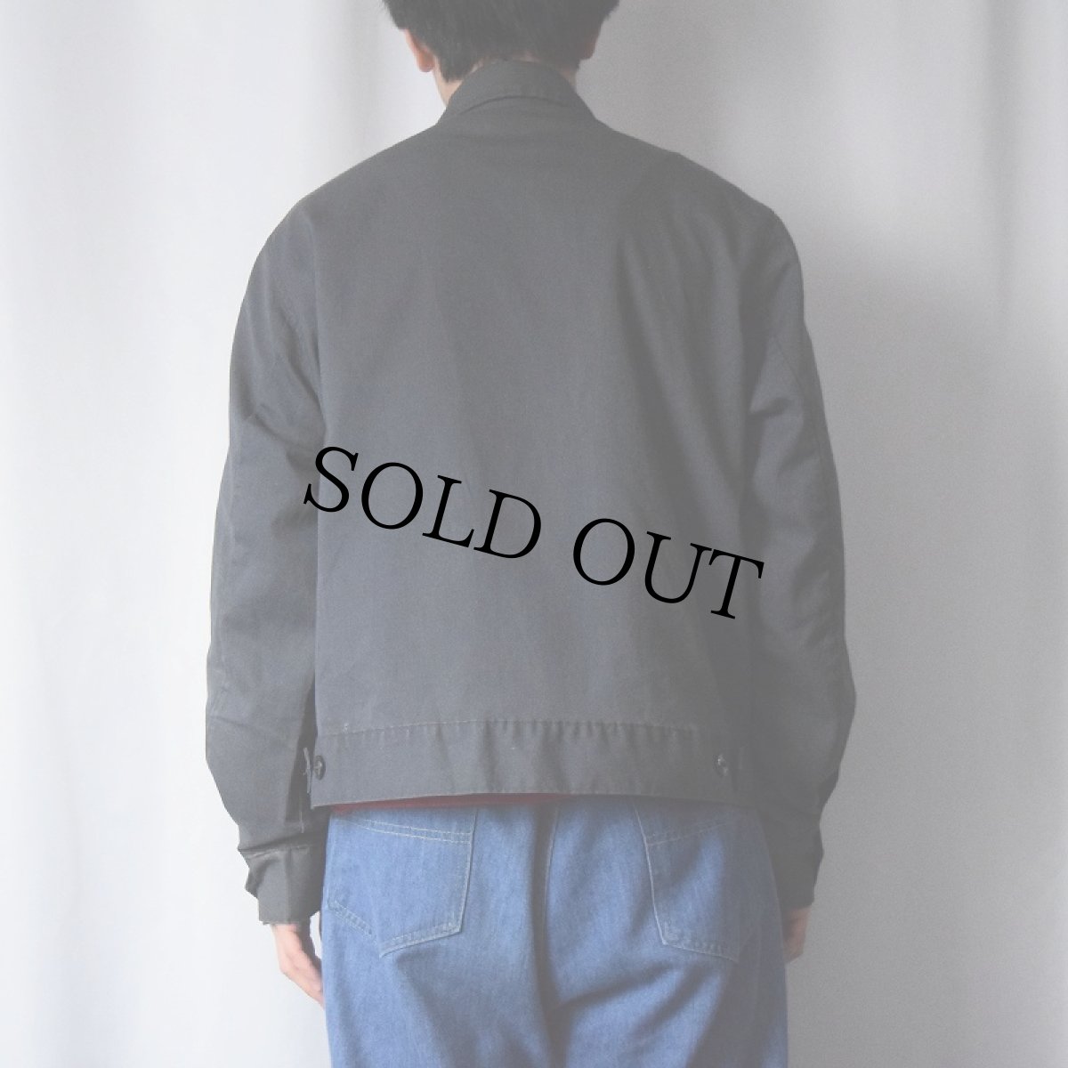 画像3: 60's Sears ポリエステル×コットンワークジャケット SIZE42 (3)