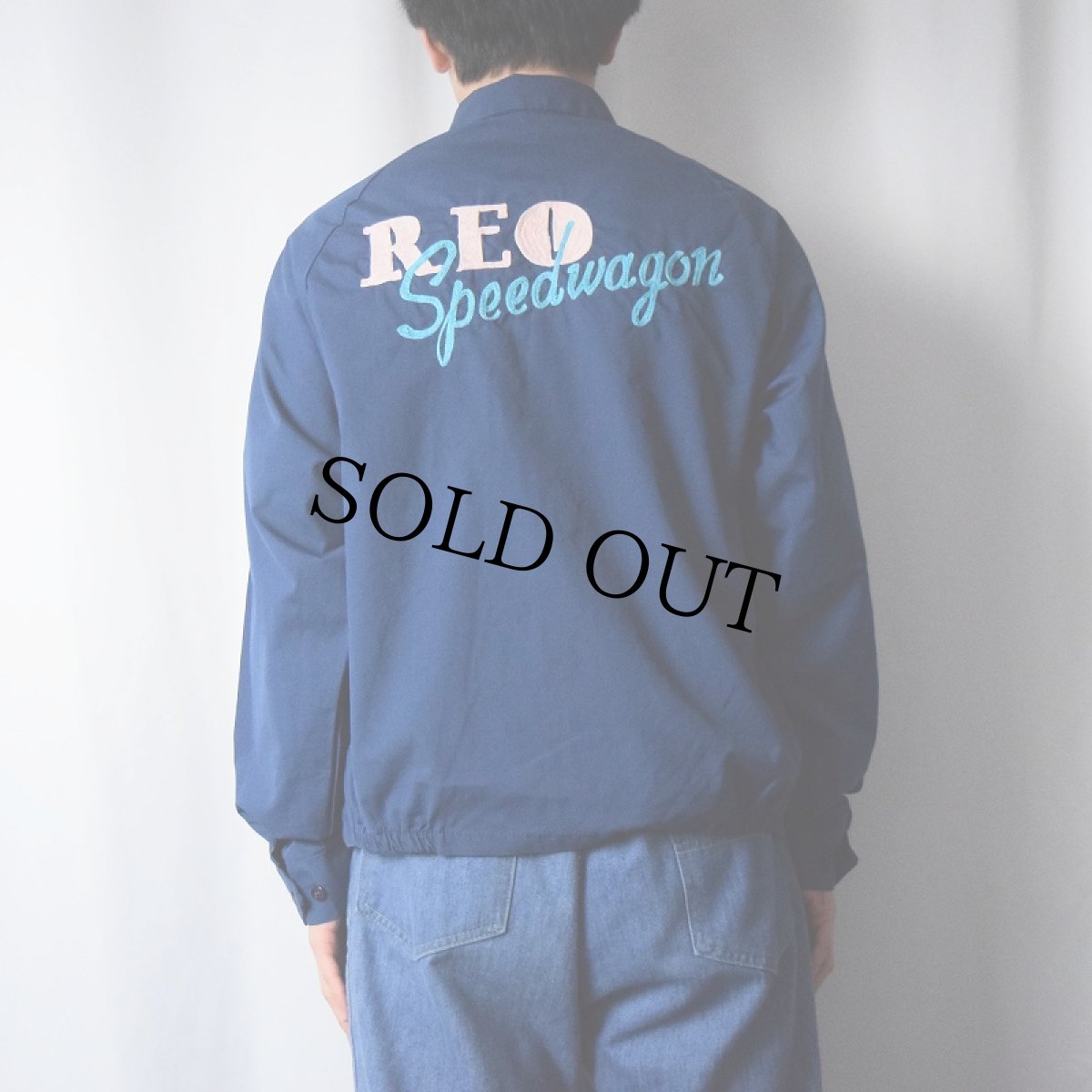 画像4: 80〜90's King Louie USA製 ポリエステル×コットンスイングトップ M (4)