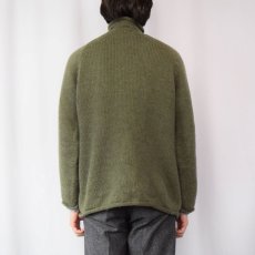 画像3: 90〜2000's J.CREW ロールネック ウールニットセーター XL (3)