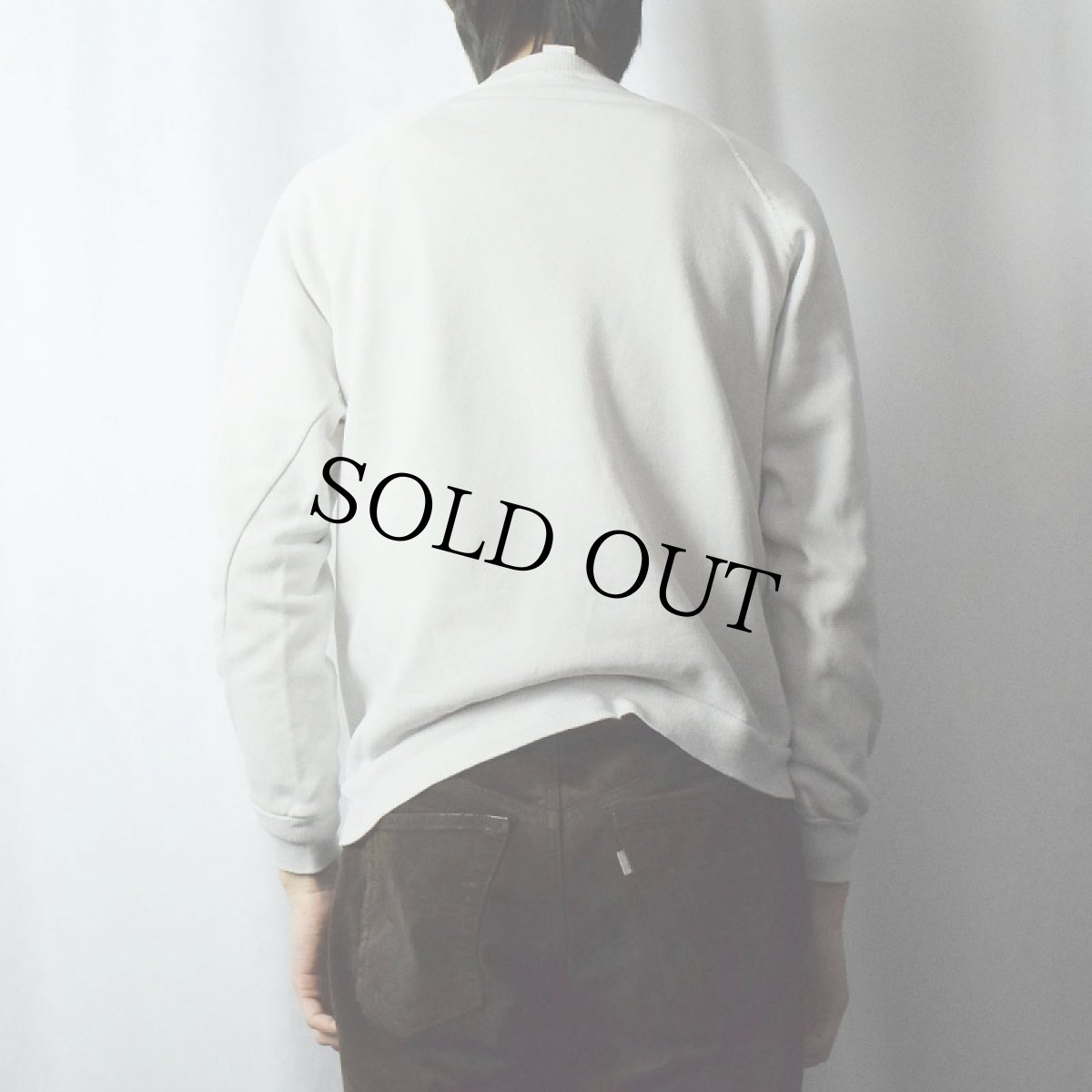 画像3: 80's BUD LIGHT "Spuds MacKenzie" ビールメーカー プリントラグランスウェット (3)