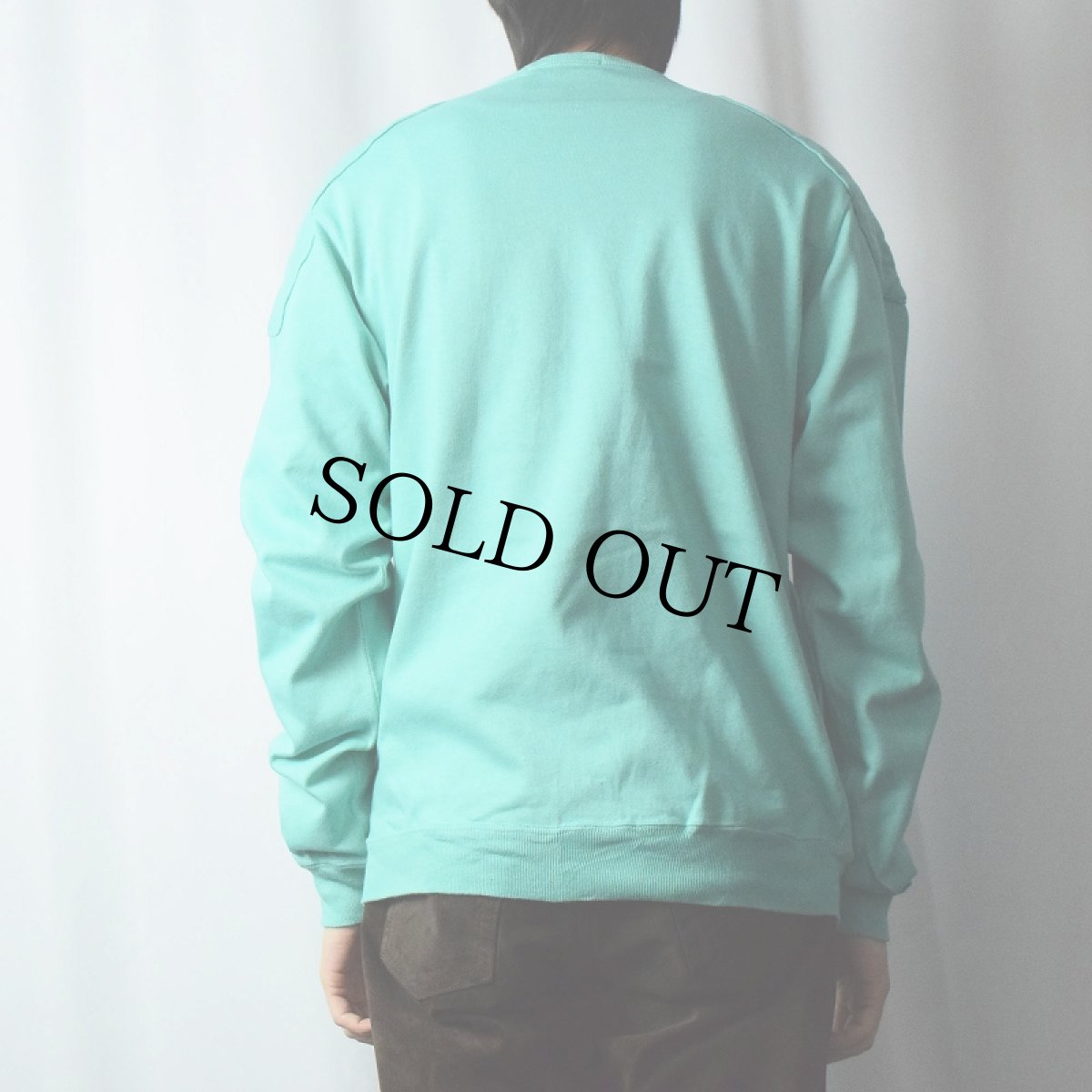 画像3: ブート POLO Ralph Lauren USA製 ショルダーパッチ付き 前V ロゴ刺繍スウェット M (3)