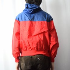 画像3: 80's NIKE 紺タグ 2トーン ナイロンジップパーカー L (3)