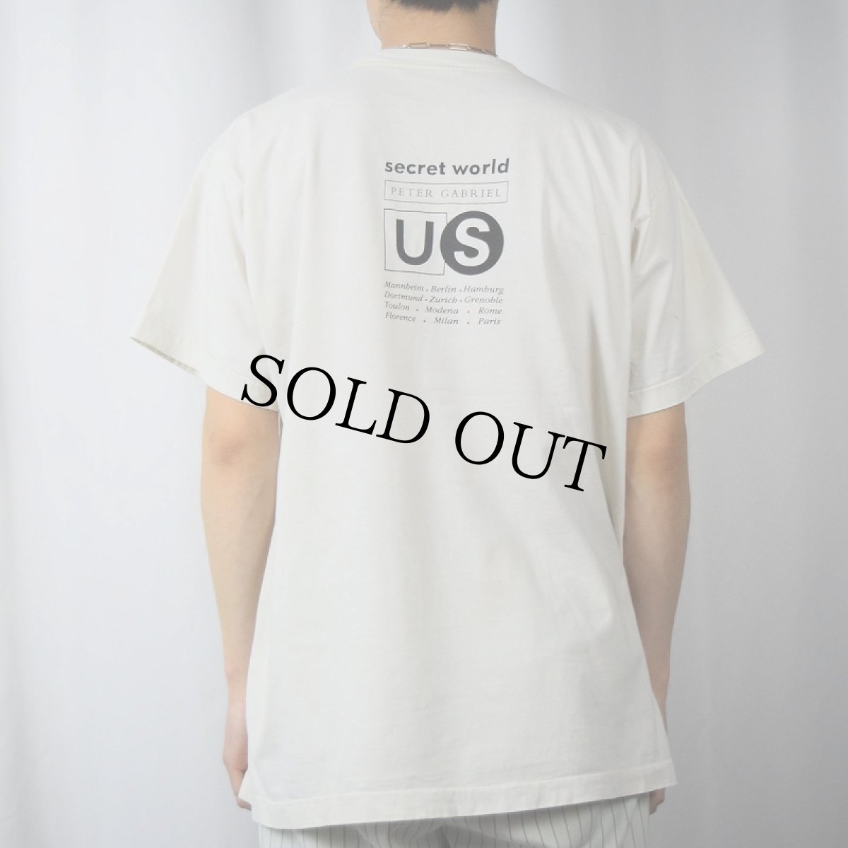 画像4: 90's Peter Gabriel "Digging In The Dirt" ミュージシャンアルバムTシャツ XL (4)