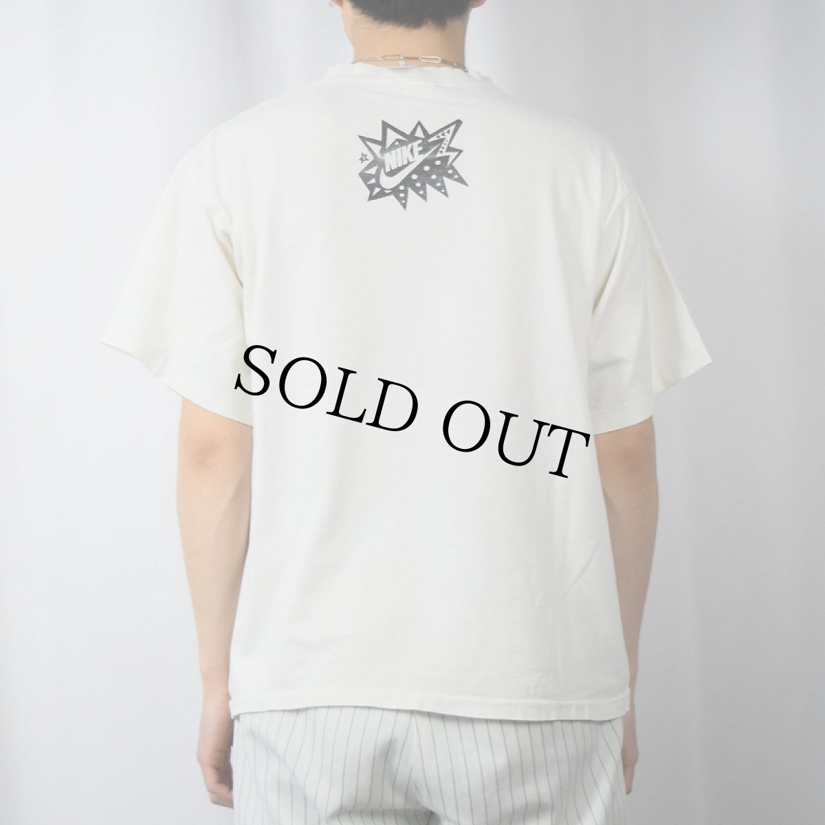 画像3: 90's NIKE 銀タグ USA製 アートプリントTシャツ M (3)