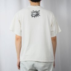 画像3: 90's NIKE 銀タグ USA製 アートプリントTシャツ M (3)