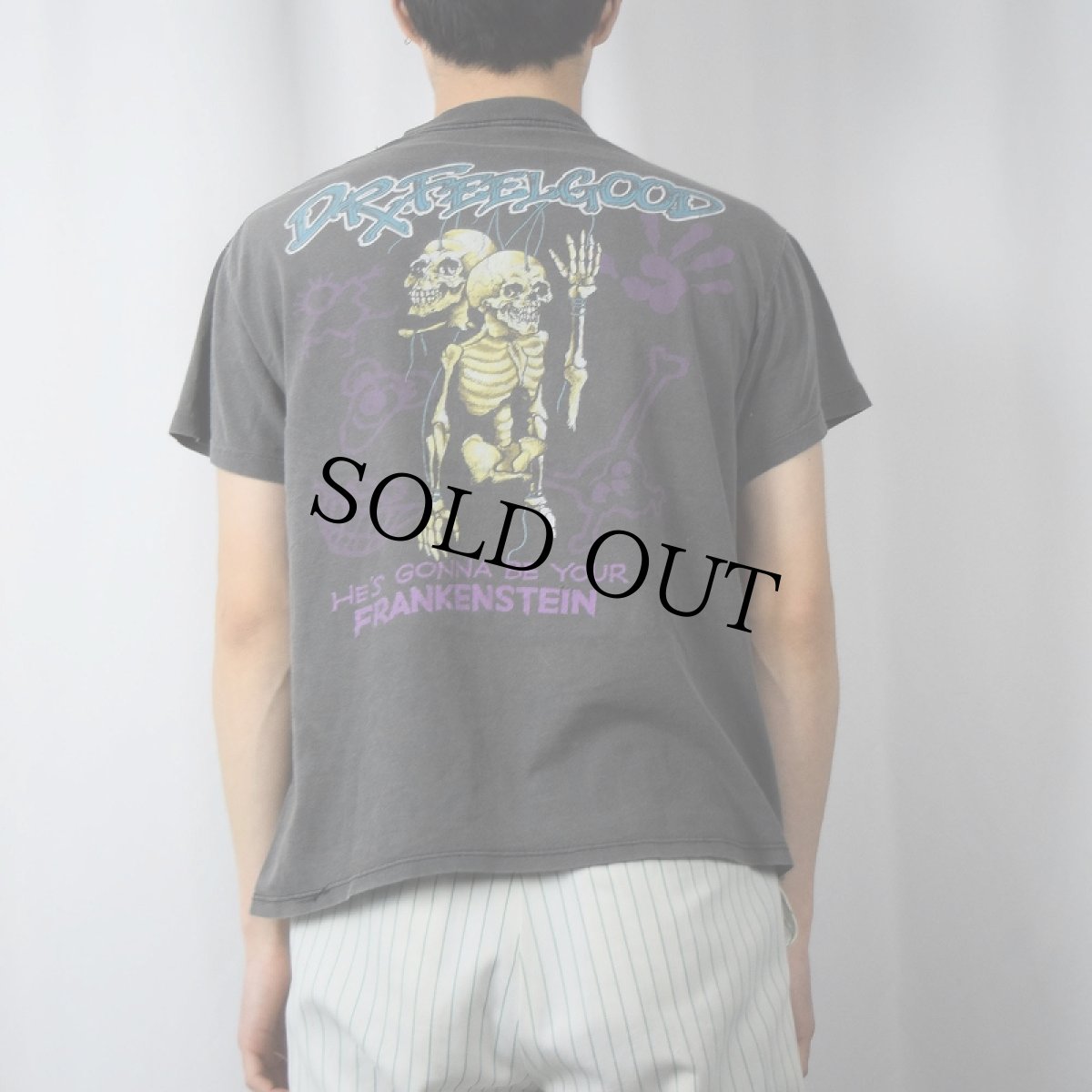 画像4: 90's Motley Crue "Dr.Feelgood" ヘヴィメタルバンドアルバムTシャツ (4)