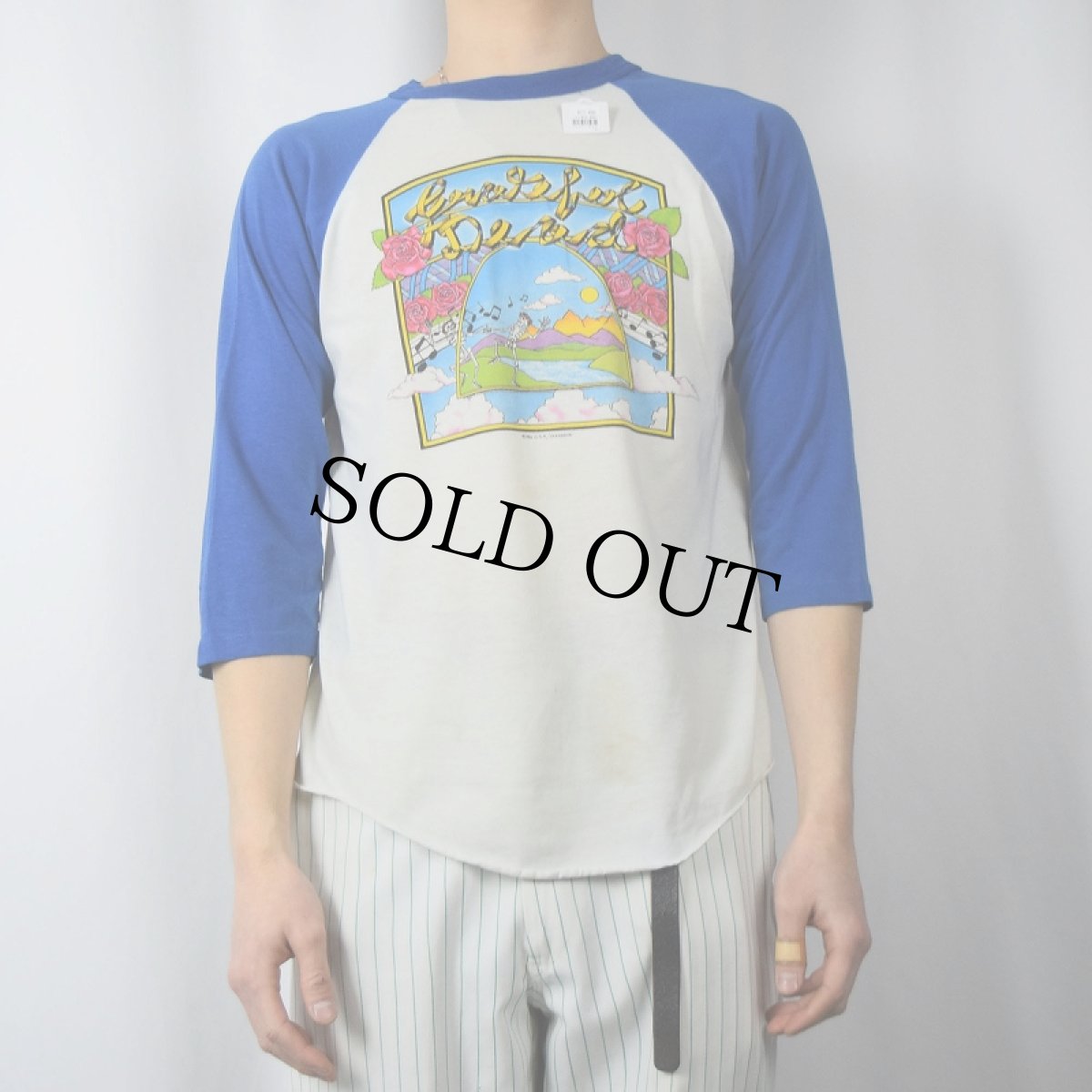 画像2: 1982 GRATEFUL DEAD ロックバンドラグランTシャツ (2)