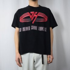 画像2: 90's VAN HALEN USA製 ハードロックバンドTシャツ BLACK XL (2)