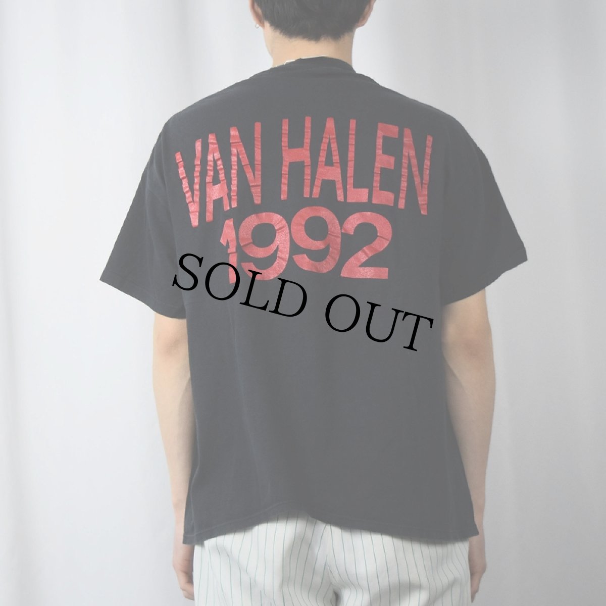 画像3: 90's VAN HALEN USA製 ハードロックバンドTシャツ BLACK XL (3)