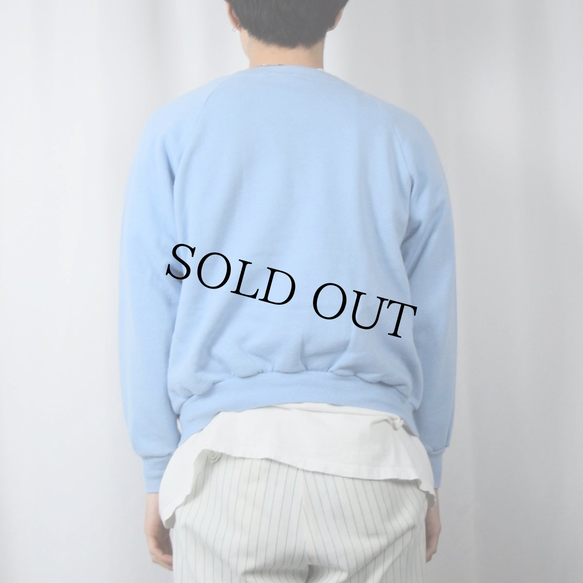 画像3: 〜80's THE BEATLES "Yellow Submarine" ロックバンド アニメプリントラグランスウェット (3)