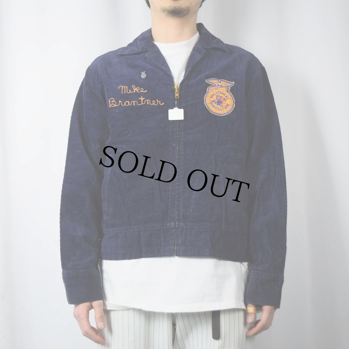 画像3: 〜90's FFA "TEXAS GROESBECK" ファーマーズコーデュロイジャケット 40 (3)