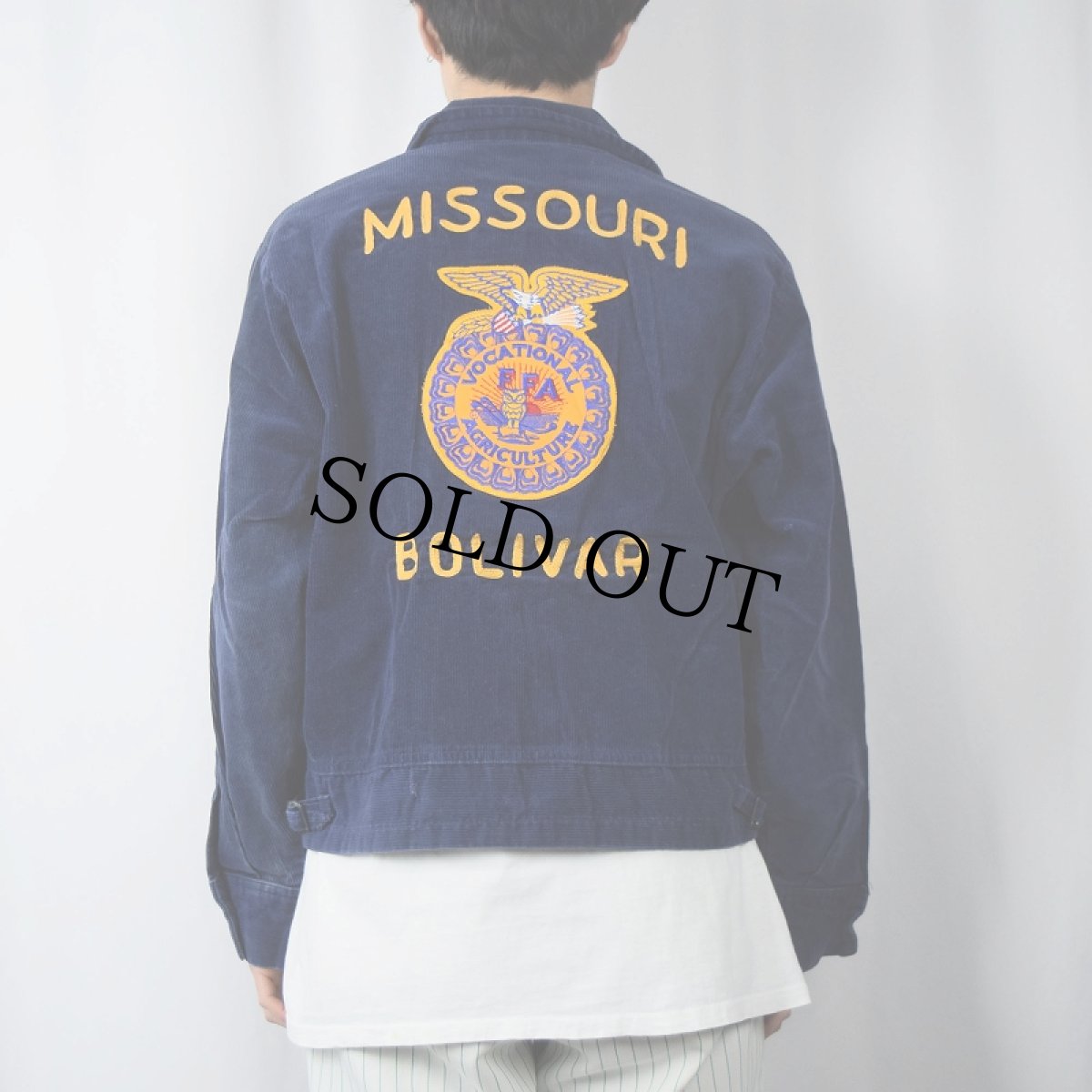 画像4: 90's FFA "MISSOURI BOLIVAR" ファーマーズコーデュロイジャケット 44 (4)