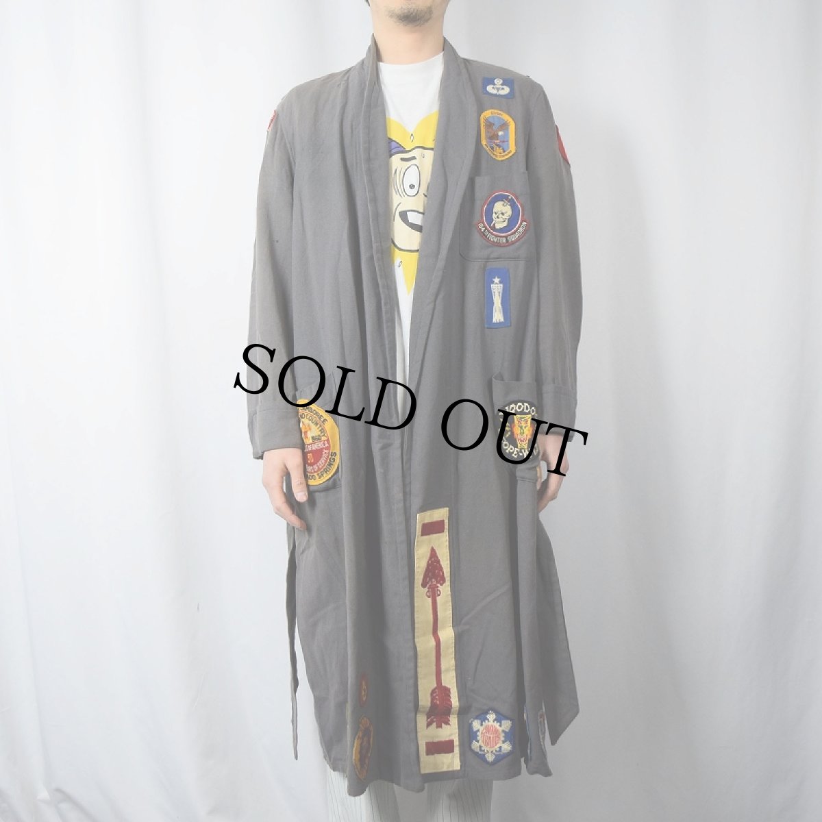 画像3: 60's HONDA ワッペン付き ウールガウン (3)