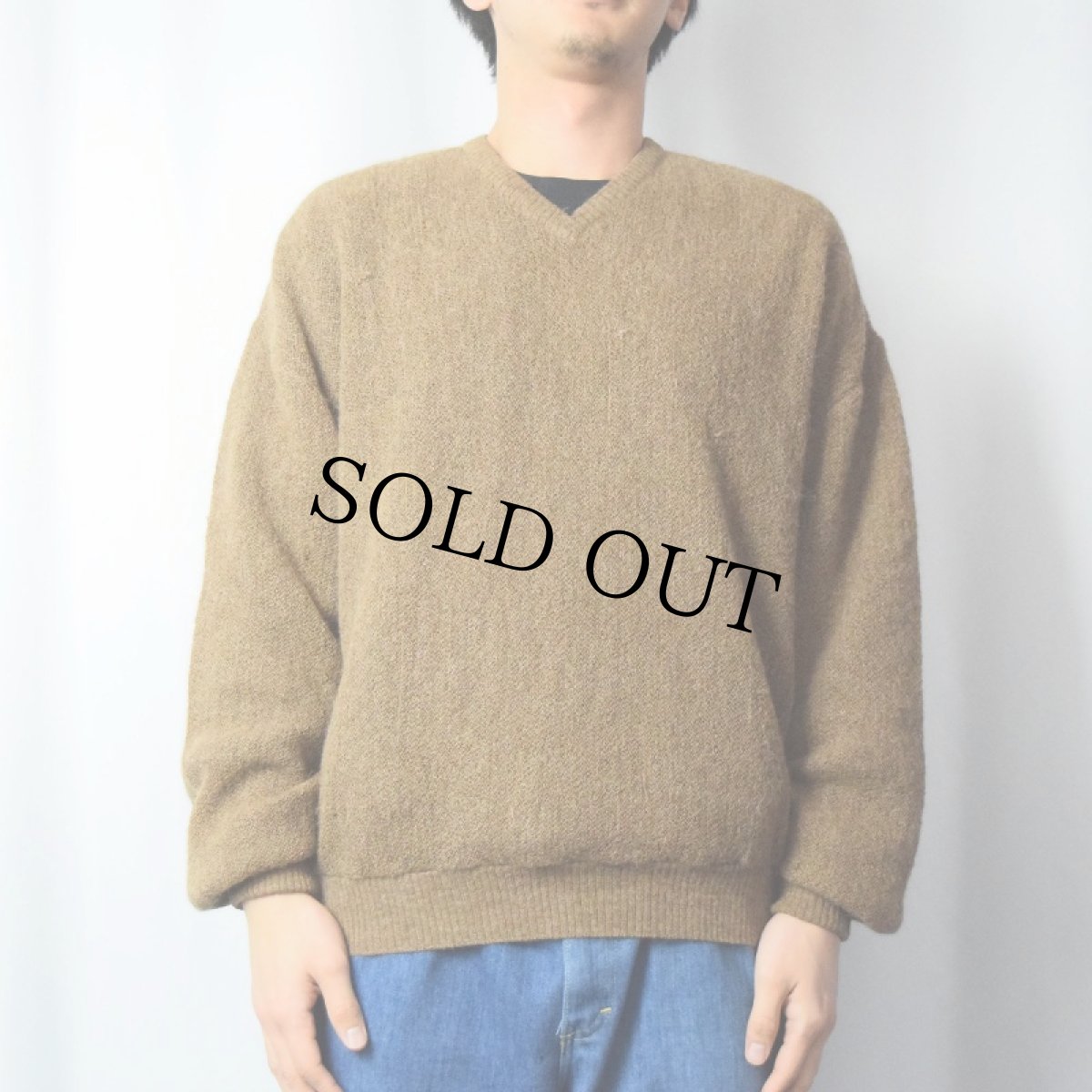 画像2: 〜70's Parkhurst CANADA製 アルパカニットセーター M (2)