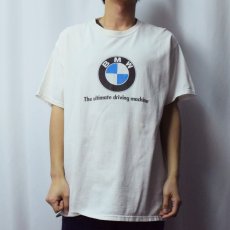画像2: 90's〜 BMW USA製 "The ultimate driving machine" 自動車メーカー ロゴプリントTシャツ L (2)