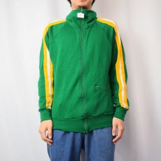 画像2: 70〜80's JC penny "Tennis Apparel" アクリルニットジップジャケット M (2)