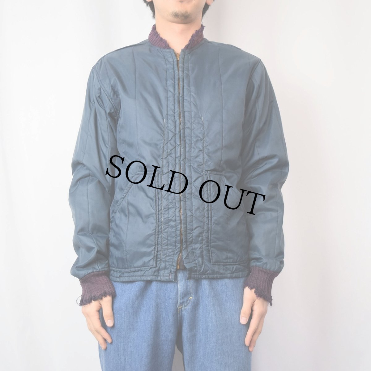 画像2: 70's〜 中綿入り キルティングジャケット (2)