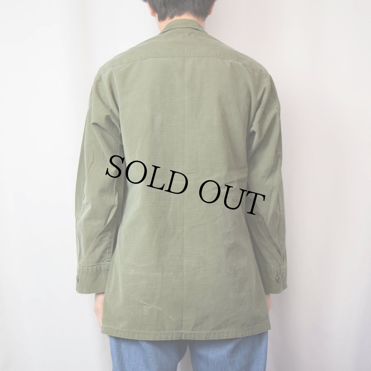 画像3: 70's U.S.ARMY ジャングルファティーグジャケット 5th SMALL-REGULAR (3)