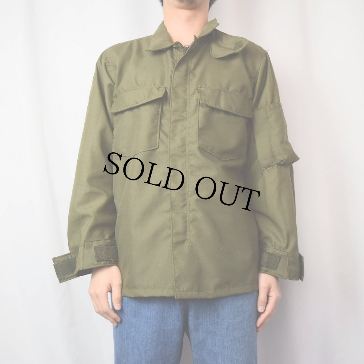 画像2: 70's U.S.ARMY ノーメックス ヘリクルーシャツ MEDIUM SHORT (2)