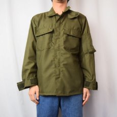 画像2: 70's U.S.ARMY ノーメックス ヘリクルーシャツ MEDIUM SHORT (2)