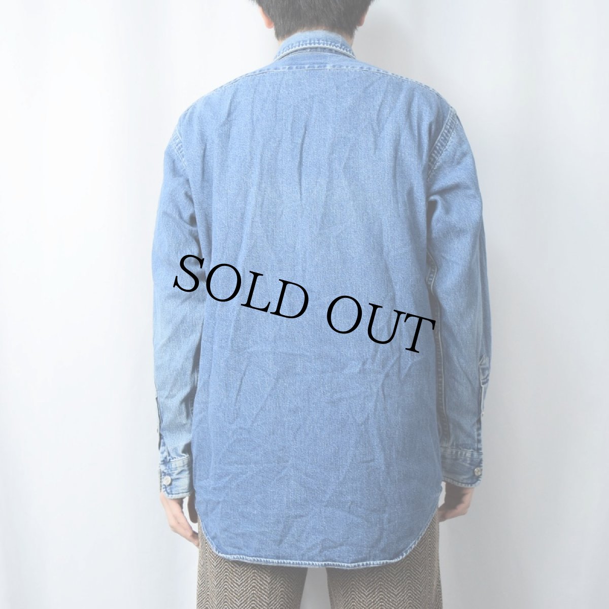 画像3: 80's〜90's POLO COUNTRY Ralph Lauren デニムシャツ S (3)