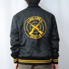 画像4: 【SALE】 〜80's "LANG LANG RIFLE CLUB" 刺繍入りジャケット BLACK (4)