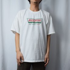 画像3: Krispy Kreme Doughnuts "DOUGHNUTS ARE OUR MISSION." ドーナツショップ ロゴプリントTシャツ XL (3)