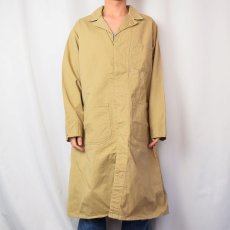 画像2: 60〜70's KITCHEN PEABODY CANADA製 コットンショップコート SIZE40 (2)