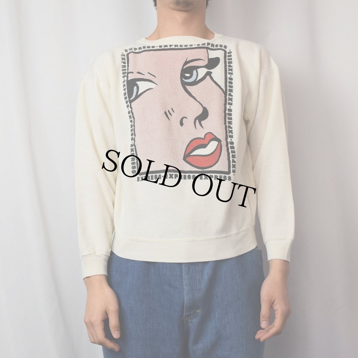 画像2: 70's〜 "EXPRESS" プリントスウェット (2)