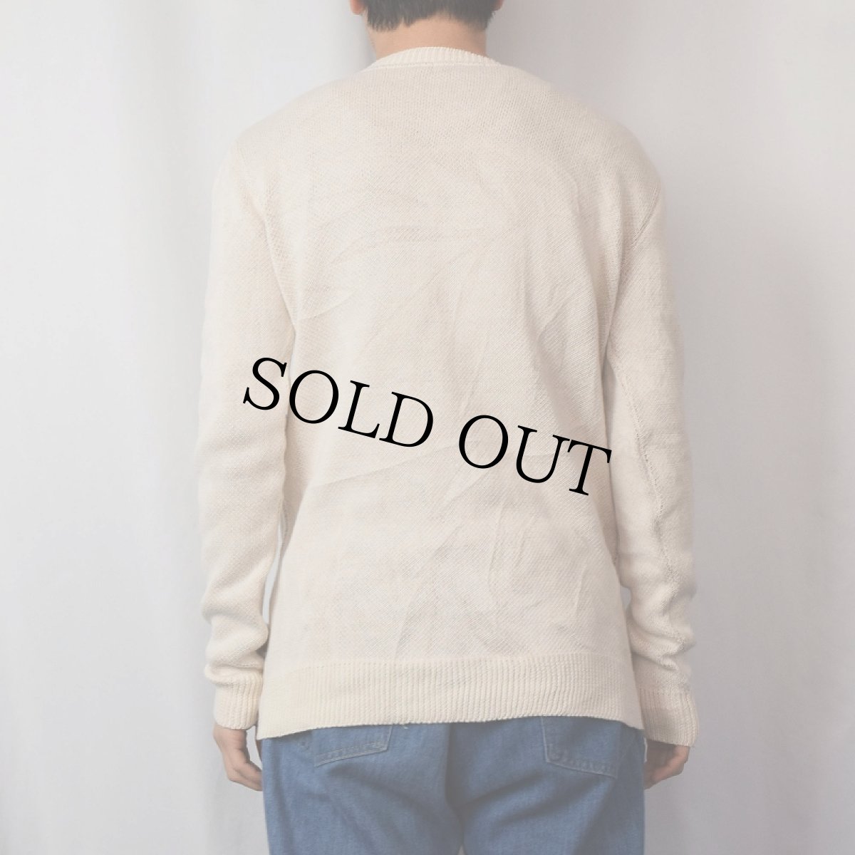 画像3: Manhattan Special 飲料メーカー 柄編み ジャガードニットセーター (3)