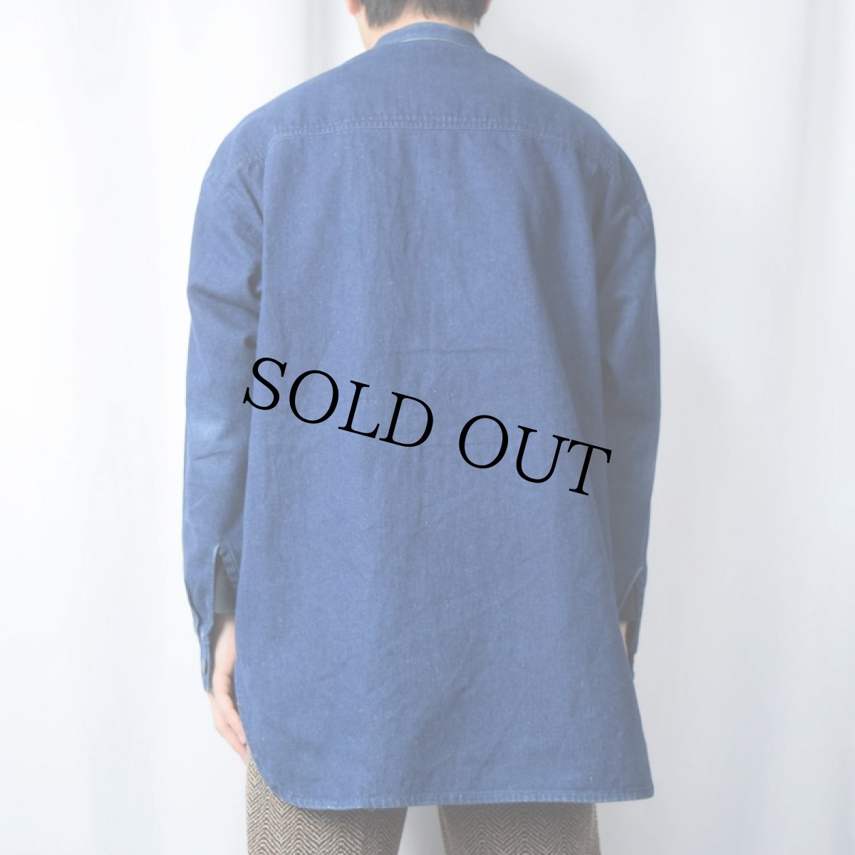 画像3: Liy & Parker ピンタック デニムシャツ M (3)