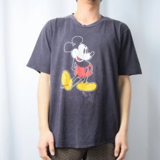 画像2: 80〜90's Disney MICKEY MOUSE USA製 キャラクタープリントTシャツ XL (2)