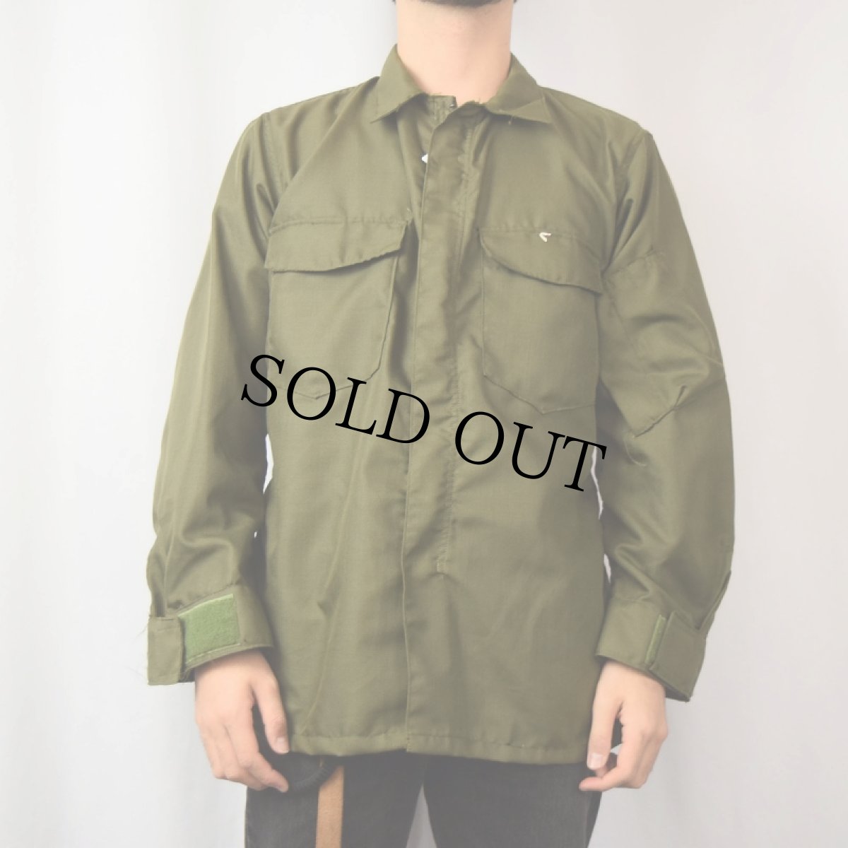 画像2: 70's U.S.ARMY ノーメックス ヘリクルーシャツ MEDIUM REGULAR (2)