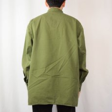 画像3: 80's スウェーデン軍 M-55 プルオーバーシャツ SIZE45 (3)