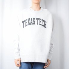 画像2: Champion REVERSE WEAVE "TEXAS TECH" プリントスウェット XL (2)