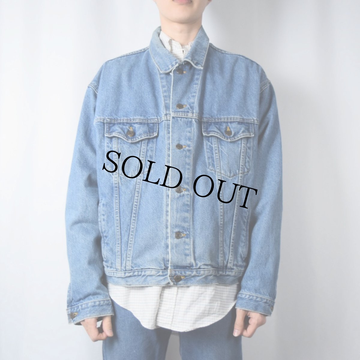 画像3: 90's Budweiser CANADA製 ビールメーカー ロゴ刺繍 デニムジャケット XL (3)