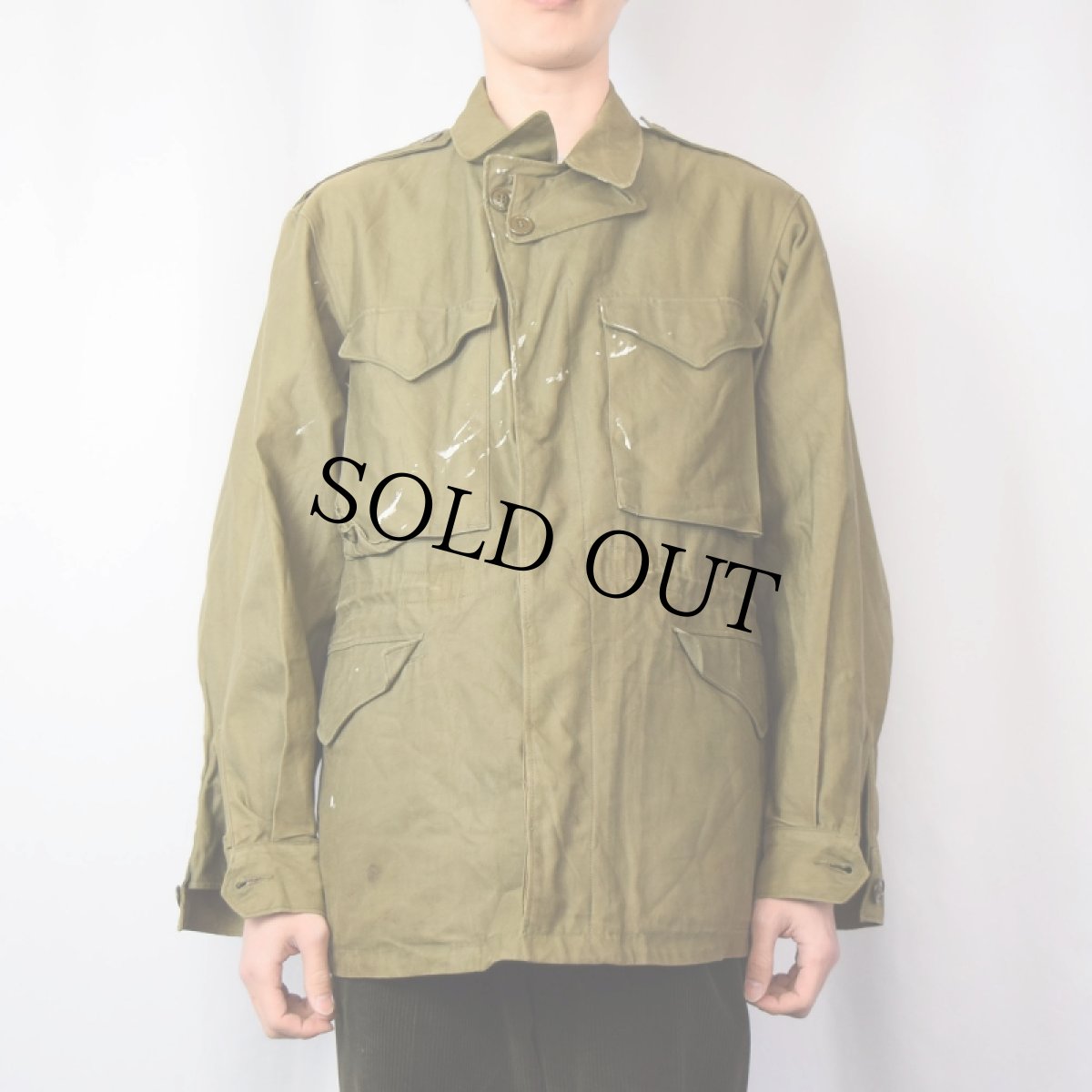 画像2: 40's U.S.ARMY M-43 フィールドジャケット 38R (2)