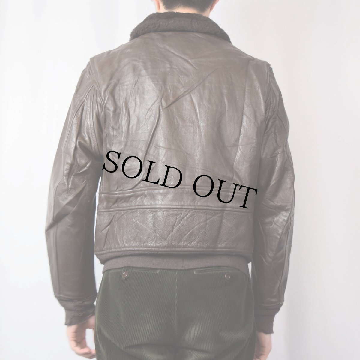 画像3: 70's U.S.NAVY G-1フライトジャケット SIZE42 (3)