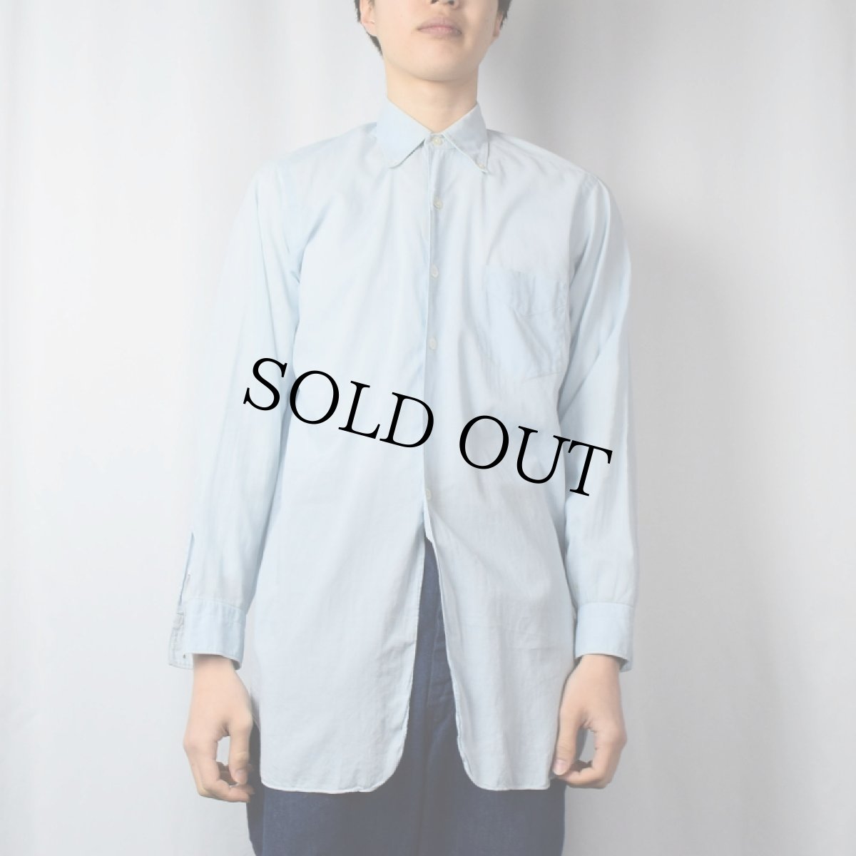 画像2: 〜60's Benoit's by Hathaway コットンボタンダウンシャツ (2)