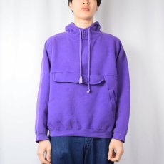 画像2: 90's GAP  ポケットデザイン スウェットフーディー L (2)