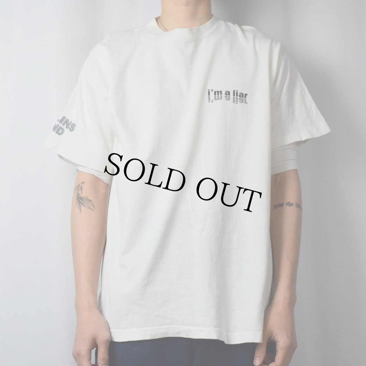 画像2: 90's ROLLINS BAND USA製 "I'm a liar" ロックバンド ツアーTシャツ XL (2)