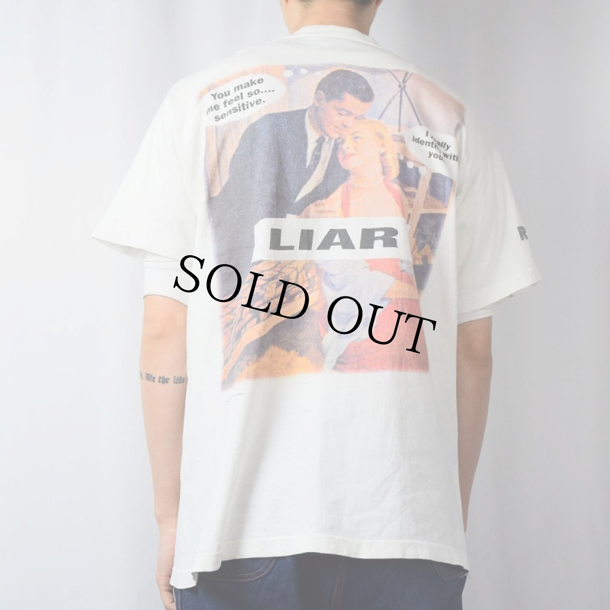 画像3: 90's ROLLINS BAND USA製 "I'm a liar" ロックバンド ツアーTシャツ XL (3)