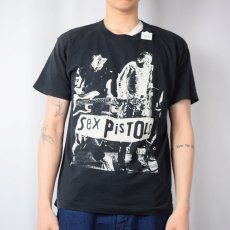 画像3: 80's Sex Pistols USA製 "God Save the Queen" パンクロックバンドTシャツ BLACK XL (3)