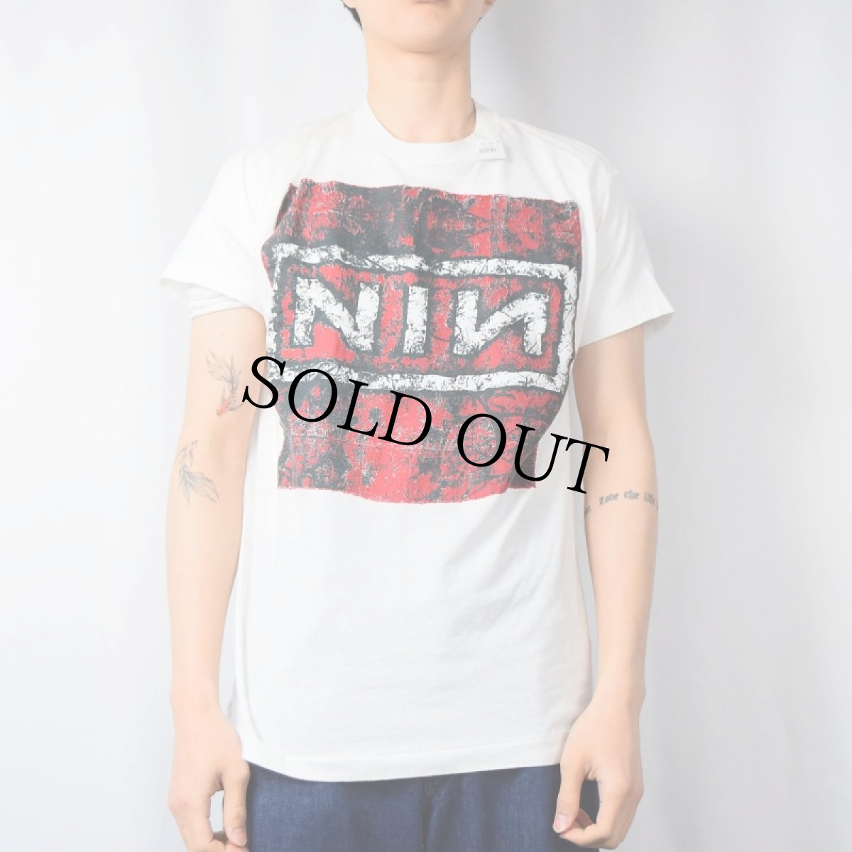 画像3: 80's ブート NINE INCH NAILS USA製 ロックバンドTシャツ XL (3)