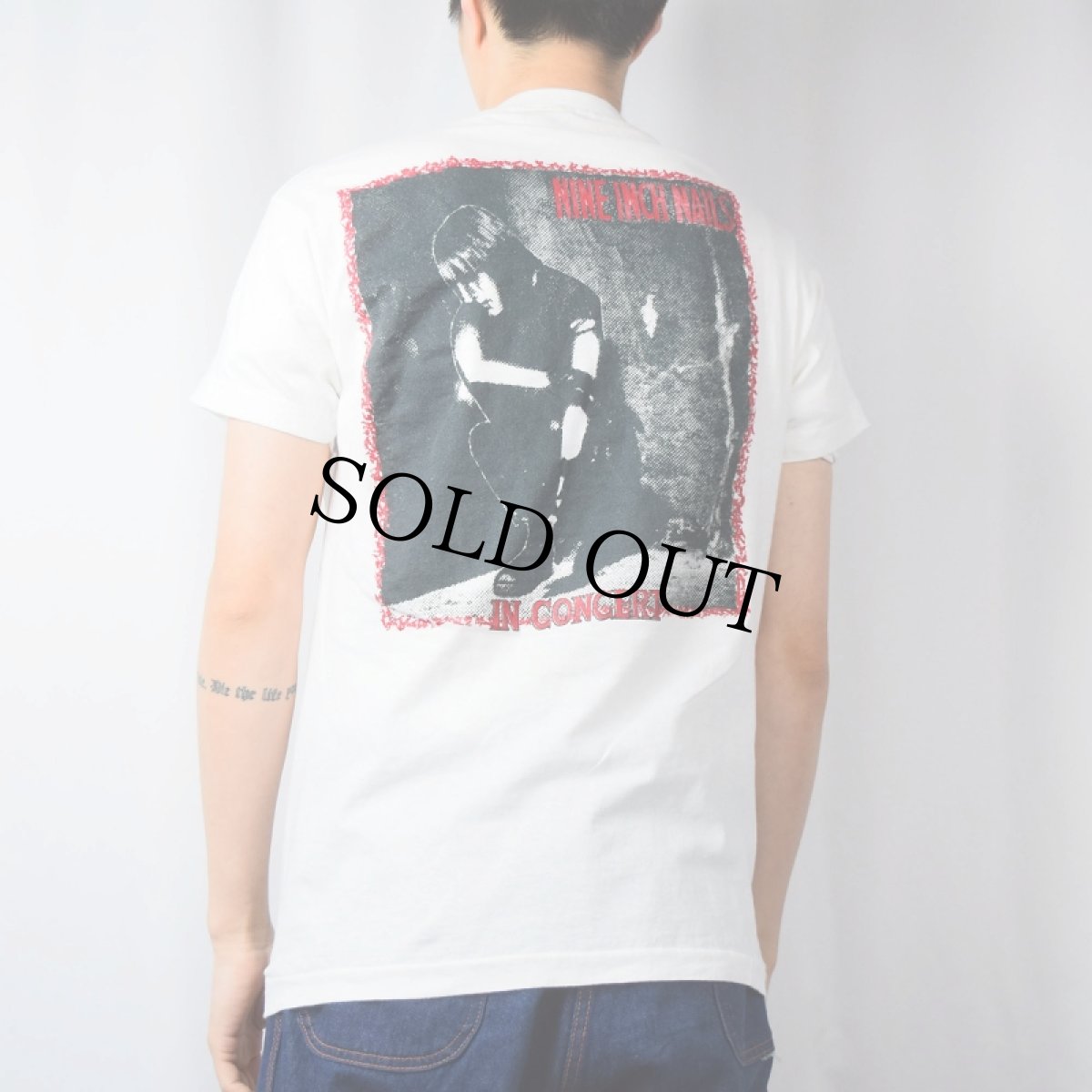 画像4: 80's ブート NINE INCH NAILS USA製 ロックバンドTシャツ XL (4)