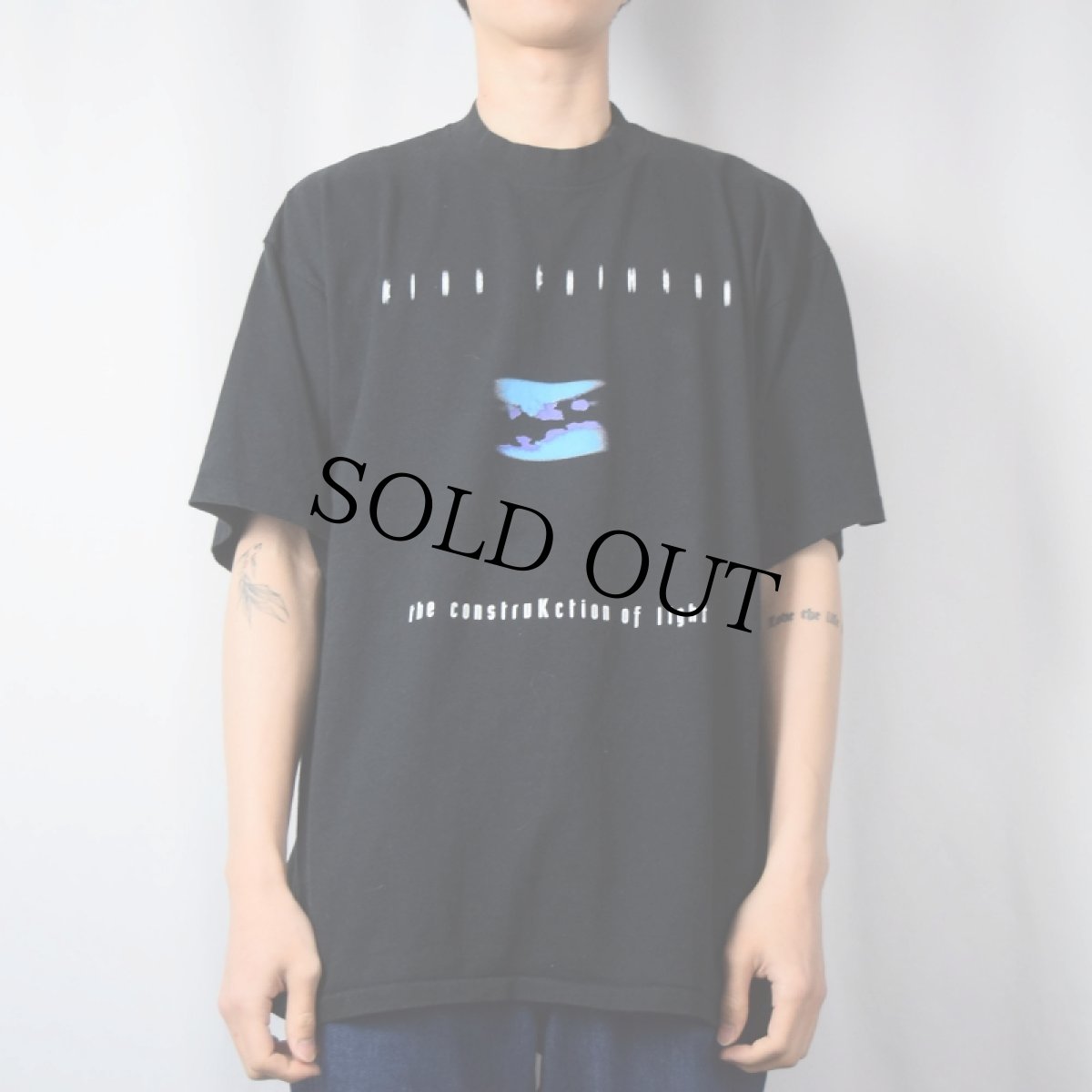 画像3: 2000's King Crimson "The ConstruKction Of Light" プログレッシヴ・ロック・バンドアルバムTシャツ BLACK XL (3)