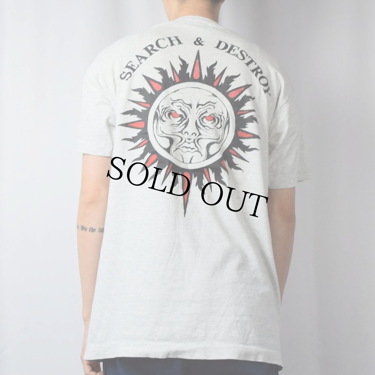 画像4: 90's ROLLINS BAND USA製 "SEARCH & DESTROY" ロックバンドTシャツ XL (4)