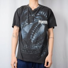 画像3: 90's PANTERA USA製 ヘヴィメタルバンド 大判プリントTシャツ BLACK XL (3)