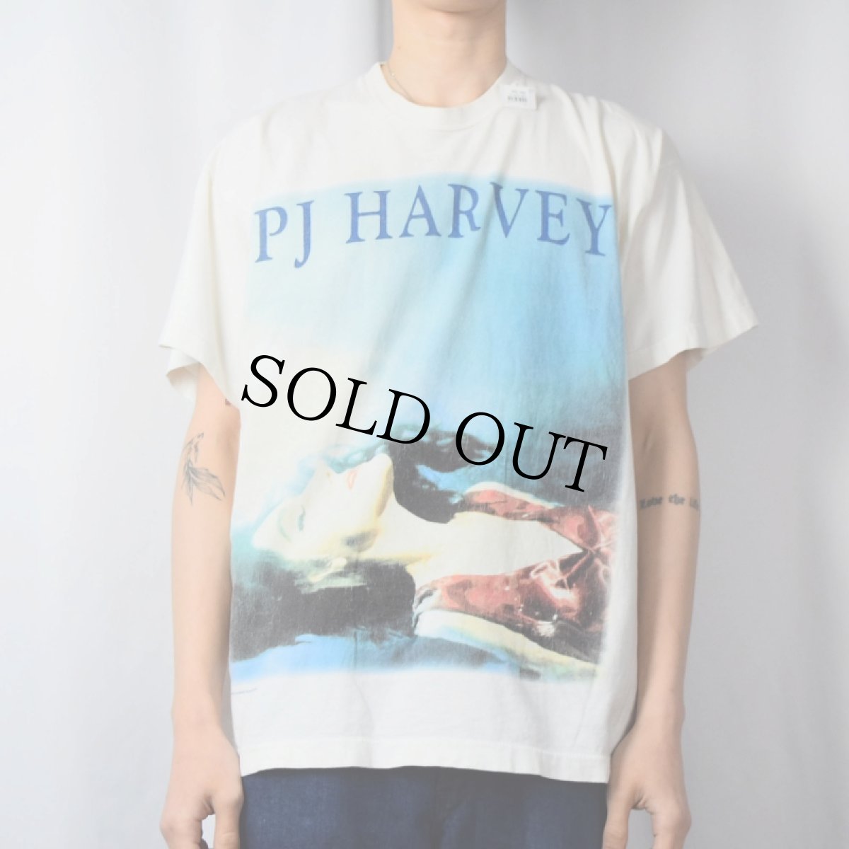 画像2: 1995 PJ HARVEY "To Bring You My Love" ロックミュージシャンツアーTシャツ XL (2)