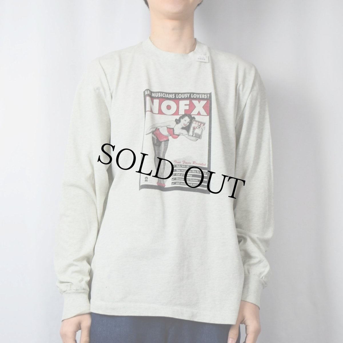 画像2: 1997 NOFX USA製 "Saved My Sex Life!" パンクロックバンドロンT XL (2)